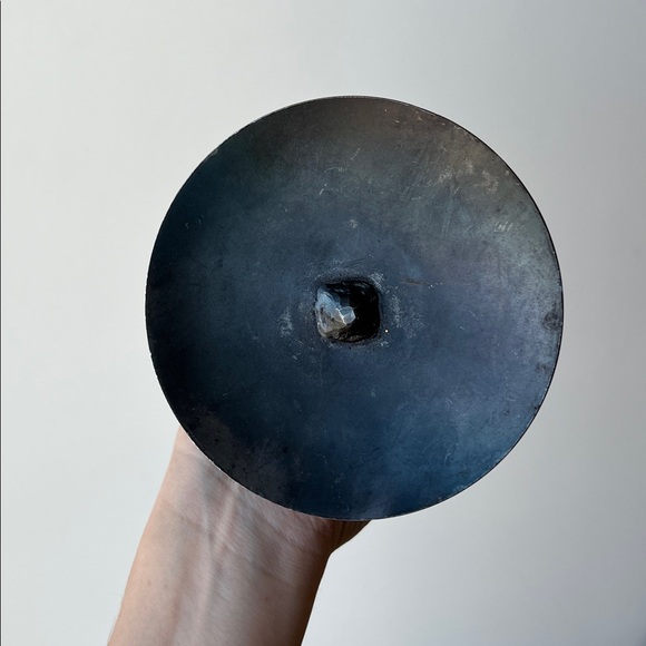 Vintage Floral Iron Metal Candle Holder - Picture 12 of 15